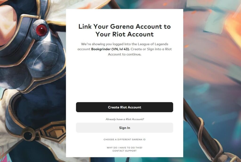 Lien ket ACC LMHT cần đáp ứng điều kiện gì? Các bước chuyển đổi? 1 Để tiếp tục chơi Liên Minh Huyền Thoại sẽ phải lien ket acc lmht sang Riot