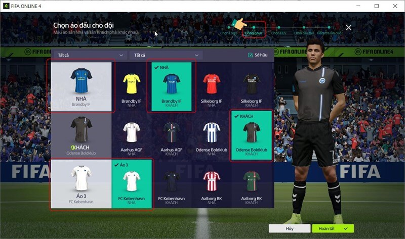 Hướng dẫn đổi số áo cầu thủ trong FIFA Online 4 đơn giản nhất 10 Đổi số áo của cầu thủ trong game FO4 rất thú vị
